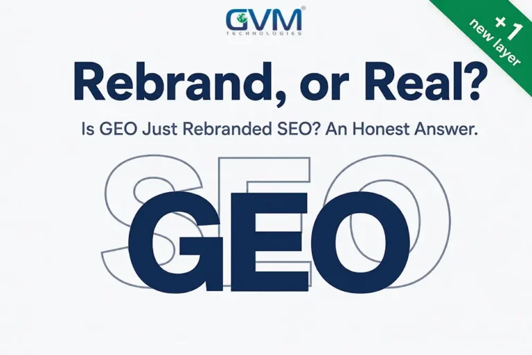 is GEO just rebranded SEO
